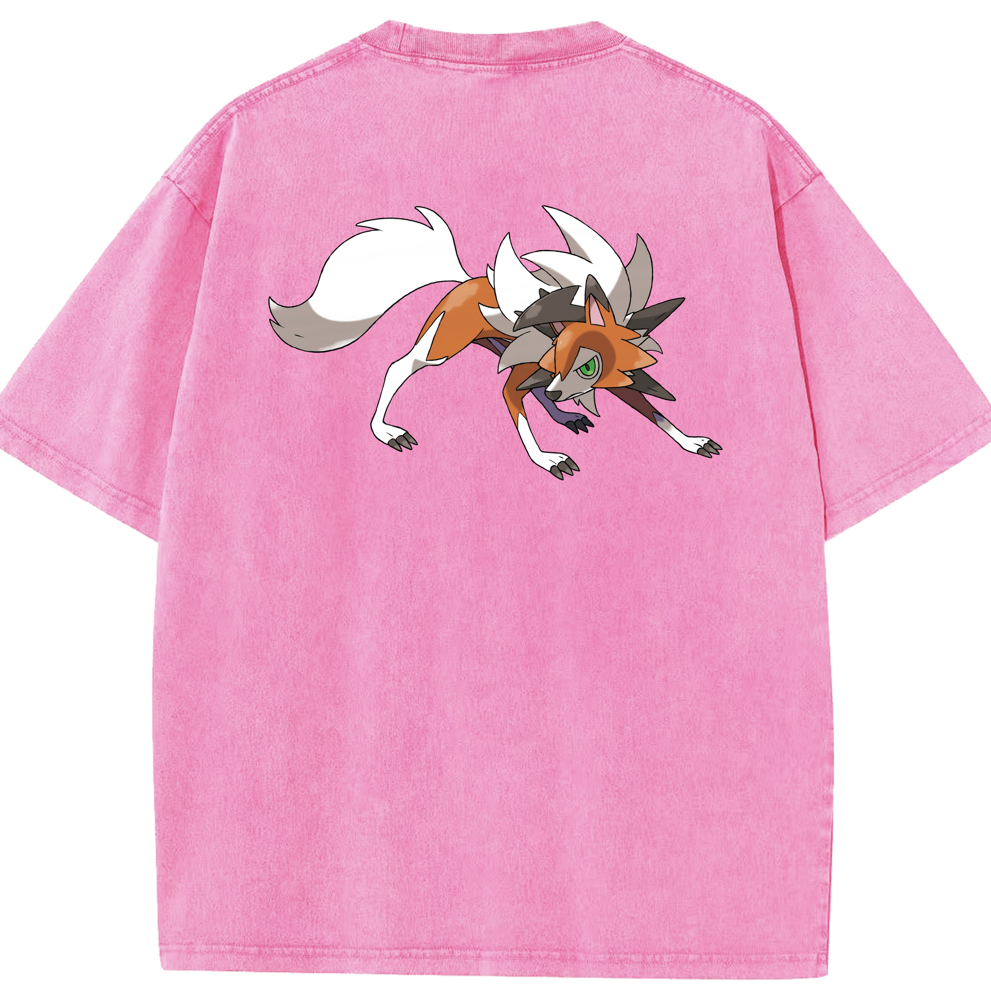 （画像用） ポケットモンスター Pokémon 綿100% ヴィンテージ風 半袖Tシャツ（背面プリント）